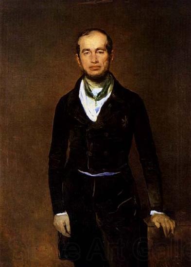 Ferdinand von Rayski Portrait of Count Zech-Burkersroda